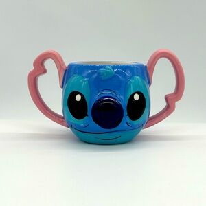 Ceramic Disney Stitch Mug with a large pink ears